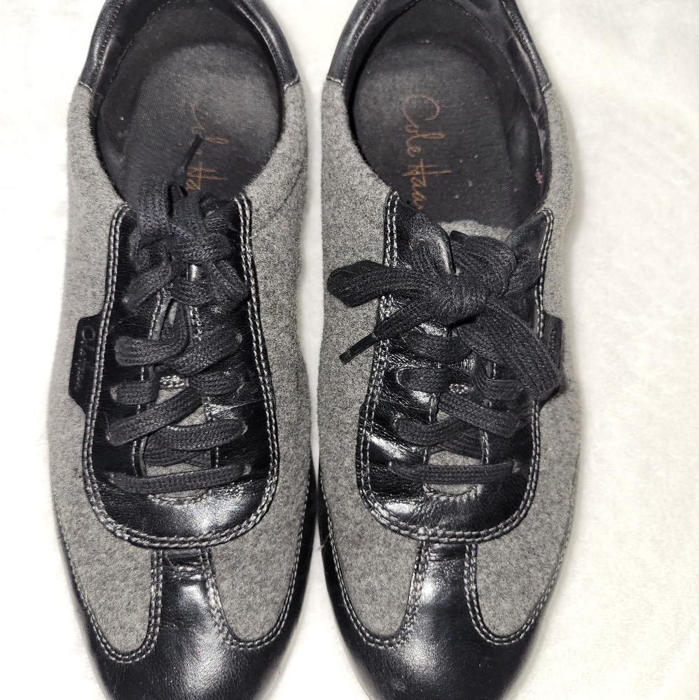 Cole Haan Air Tali Lace-Up Oxford Gray and Black Women's